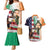 United States And Ireland Couples Matching Mermaid Dress and Hawaiian Shirt USA Eagle With Irish Celtic Cross - Wonder Print Shop