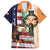 United States And Ireland Family Matching Summer Maxi Dress and Hawaiian Shirt USA Eagle With Irish Celtic Cross - Wonder Print Shop