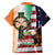 United States And Ireland Family Matching Summer Maxi Dress and Hawaiian Shirt USA Eagle With Irish Celtic Cross - Wonder Print Shop
