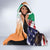 United States And Ireland Hooded Blanket USA Eagle With Irish Celtic Cross
