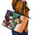 United States And Ireland Leather Tote Bag USA Eagle With Irish Celtic Cross - Wonder Print Shop