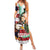 United States And Ireland Summer Maxi Dress USA Eagle With Irish Celtic Cross - Wonder Print Shop