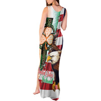 United States And Ireland Tank Maxi Dress USA Eagle With Irish Celtic Cross - Wonder Print Shop