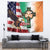 United States And Ireland Tapestry USA Eagle With Irish Celtic Cross - Wonder Print Shop