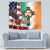United States And Ireland Tapestry USA Eagle With Irish Celtic Cross - Wonder Print Shop