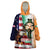 United States And Ireland Wearable Blanket Hoodie USA Eagle With Irish Celtic Cross - Wonder Print Shop