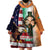 United States And Ireland Wearable Blanket Hoodie USA Eagle With Irish Celtic Cross - Wonder Print Shop