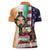 United States And Ireland Women Polo Shirt USA Eagle With Irish Celtic Cross - Wonder Print Shop