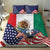United States And Mexico Bedding Set USA Eagle With Mexican Aztec - Wonder Print Shop