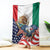 United States And Mexico Blanket USA Eagle With Mexican Aztec