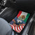 United States And Mexico Car Mats USA Eagle With Mexican Aztec - Wonder Print Shop