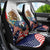 United States And Mexico Car Seat Cover USA Eagle With Mexican Aztec - Wonder Print Shop