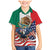 United States And Mexico Family Matching Mermaid Dress and Hawaiian Shirt USA Eagle With Mexican Aztec - Wonder Print Shop