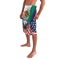 United States And Mexico Lavalava USA Eagle With Mexican Aztec - Wonder Print Shop