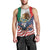 United States And Mexico Men Tank Top USA Eagle With Mexican Aztec