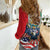 United States And Mexico Women Casual Shirt USA Eagle With Mexican Aztec - Wonder Print Shop
