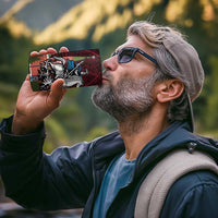 Russia Moscow Capital 4 in 1 Can Cooler Tumbler Moskva Red Square Map