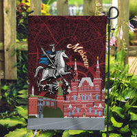 Russia Moscow Capital Garden Flag Moskva Red Square Map