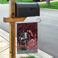 Russia Moscow Capital Garden Flag Moskva Red Square Map