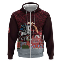 Russia Moscow Capital Hoodie Moskva Red Square Map