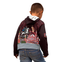Russia Moscow Capital Kid Hoodie Moskva Red Square Map