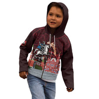 Russia Moscow Capital Kid Hoodie Moskva Red Square Map