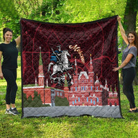 Russia Moscow Capital Quilt Moskva Red Square Map