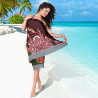 Russia Moscow Capital Sarong Moskva Red Square Map