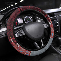 Russia Moscow Capital Steering Wheel Cover Moskva Red Square Map