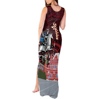 Russia Moscow Capital Tank Maxi Dress Moskva Red Square Map