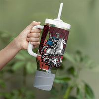 Russia Moscow Capital Tumbler With Handle Moskva Red Square Map