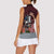 Russia Moscow Capital Women Sleeveless Polo Shirt Moskva Red Square Map
