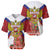Russia Day Baseball Jersey Coat Of Arms With Saint Basil's Cathedral