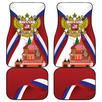 Russia Day Car Mats Coat Of Arms With Saint Basil's Cathedral