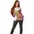 Russia Day Off Shoulder Sweater Coat Of Arms With Saint Basil's Cathedral
