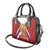 Russia Day Shoulder Handbag Coat Of Arms With Saint Basil's Cathedral