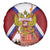 Russia Day Spare Tire Cover Coat Of Arms With Saint Basil's Cathedral