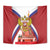 Russia Day Tapestry Coat Of Arms With Saint Basil's Cathedral