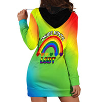 Pride Month LGBT Hoodie Dress In June We Wear Rainbow - Wonder Print Shop