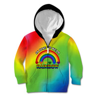 Pride Month LGBT Kid Hoodie In June We Wear Rainbow - Wonder Print Shop