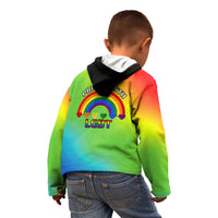 Pride Month LGBT Kid Hoodie In June We Wear Rainbow - Wonder Print Shop