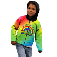 Pride Month LGBT Kid Hoodie In June We Wear Rainbow - Wonder Print Shop
