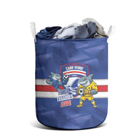 Cabo Verde Football 2026 Laundry Basket Forca Tubaroes Azuis