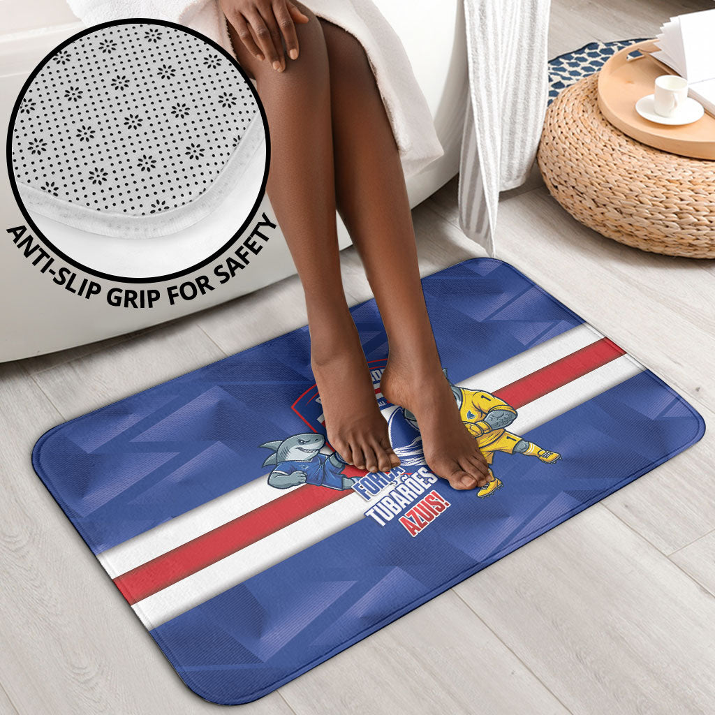 Cabo Verde Football 2026 Bathroom Set Forca Tubaroes Azuis