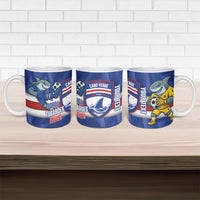 Cabo Verde Football 2026 Custom Ceramic Mug Forca Tubaroes Azuis