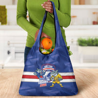 Cabo Verde Football 2026 Grocery Bag Forca Tubaroes Azuis