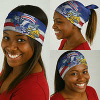 Cabo Verde Football 2026 Neck Gaiter Forca Tubaroes Azuis