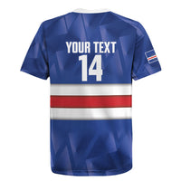 Cabo Verde Football 2026 Custom Rugby Jersey Forca Tubaroes Azuis