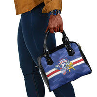 Cabo Verde Football 2026 Shoulder Handbag Forca Tubaroes Azuis