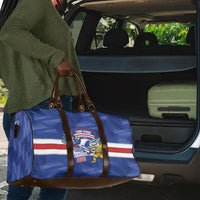 Cabo Verde Football 2026 Travel Bag Forca Tubaroes Azuis